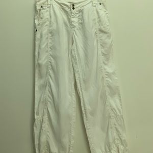 Joie Wide Leg Linen Pant White Sz 10